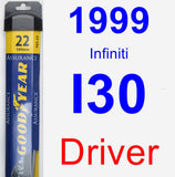 Driver Wiper Blade for 1999 Infiniti I30 - Assurance