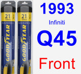 Front Wiper Blade Pack for 1993 Infiniti Q45 - Assurance