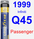 Passenger Wiper Blade for 1999 Infiniti Q45 - Assurance