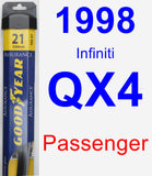 Passenger Wiper Blade for 1998 Infiniti QX4 - Assurance