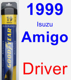 Driver Wiper Blade for 1999 Isuzu Amigo - Assurance