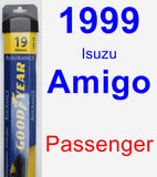 Passenger Wiper Blade for 1999 Isuzu Amigo - Assurance