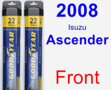 Front Wiper Blade Pack for 2008 Isuzu Ascender - Assurance