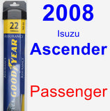 Passenger Wiper Blade for 2008 Isuzu Ascender - Assurance