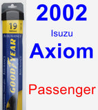 Passenger Wiper Blade for 2002 Isuzu Axiom - Assurance