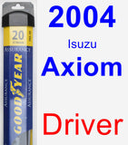 Driver Wiper Blade for 2004 Isuzu Axiom - Assurance