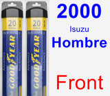 Front Wiper Blade Pack for 2000 Isuzu Hombre - Assurance