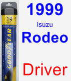 Driver Wiper Blade for 1999 Isuzu Rodeo - Assurance