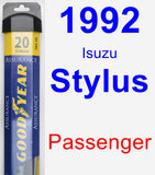 Passenger Wiper Blade for 1992 Isuzu Stylus - Assurance