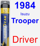 Driver Wiper Blade for 1984 Isuzu Trooper - Assurance