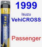 Passenger Wiper Blade for 1999 Isuzu VehiCROSS - Assurance