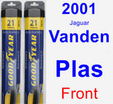 Front Wiper Blade Pack for 2001 Jaguar Vanden Plas - Assurance