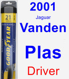 Driver Wiper Blade for 2001 Jaguar Vanden Plas - Assurance