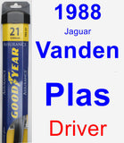 Driver Wiper Blade for 1988 Jaguar Vanden Plas - Assurance