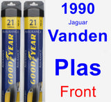 Front Wiper Blade Pack for 1990 Jaguar Vanden Plas - Assurance