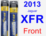 Front Wiper Blade Pack for 2013 Jaguar XFR - Assurance