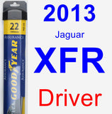 Driver Wiper Blade for 2013 Jaguar XFR - Assurance