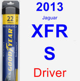 Driver Wiper Blade for 2013 Jaguar XFR-S - Assurance