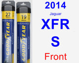 Front Wiper Blade Pack for 2014 Jaguar XFR-S - Assurance