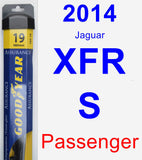 Passenger Wiper Blade for 2014 Jaguar XFR-S - Assurance