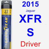 Driver Wiper Blade for 2015 Jaguar XFR-S - Assurance