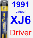 Driver Wiper Blade for 1991 Jaguar XJ6 - Assurance