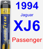 Passenger Wiper Blade for 1994 Jaguar XJ6 - Assurance