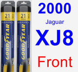 Front Wiper Blade Pack for 2000 Jaguar XJ8 - Assurance