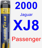 Passenger Wiper Blade for 2000 Jaguar XJ8 - Assurance