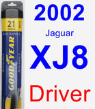 Driver Wiper Blade for 2002 Jaguar XJ8 - Assurance