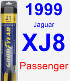 Passenger Wiper Blade for 1999 Jaguar XJ8 - Assurance