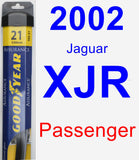 Passenger Wiper Blade for 2002 Jaguar XJR - Assurance