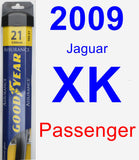 Passenger Wiper Blade for 2009 Jaguar XK - Assurance