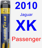 Passenger Wiper Blade for 2010 Jaguar XK - Assurance