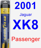 Passenger Wiper Blade for 2001 Jaguar XK8 - Assurance