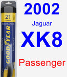 Passenger Wiper Blade for 2002 Jaguar XK8 - Assurance