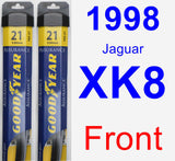 Front Wiper Blade Pack for 1998 Jaguar XK8 - Assurance