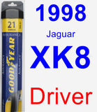 Driver Wiper Blade for 1998 Jaguar XK8 - Assurance