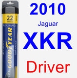 Driver Wiper Blade for 2010 Jaguar XKR - Assurance