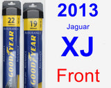 Front Wiper Blade Pack for 2013 Jaguar XJ - Assurance