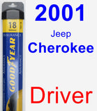 Driver Wiper Blade for 2001 Jeep Cherokee - Assurance