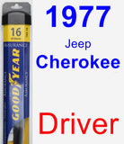 Driver Wiper Blade for 1977 Jeep Cherokee - Assurance