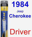 Driver Wiper Blade for 1984 Jeep Cherokee - Assurance