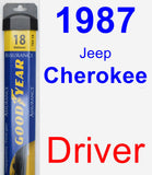 Driver Wiper Blade for 1987 Jeep Cherokee - Assurance