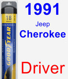 Driver Wiper Blade for 1991 Jeep Cherokee - Assurance