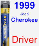 Driver Wiper Blade for 1999 Jeep Cherokee - Assurance