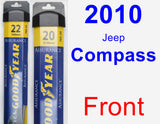 Front Wiper Blade Pack for 2010 Jeep Compass - Assurance