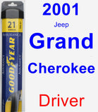 Driver Wiper Blade for 2001 Jeep Grand Cherokee - Assurance