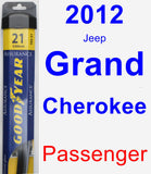 Passenger Wiper Blade for 2012 Jeep Grand Cherokee - Assurance