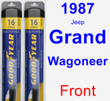 Front Wiper Blade Pack for 1987 Jeep Grand Wagoneer - Assurance